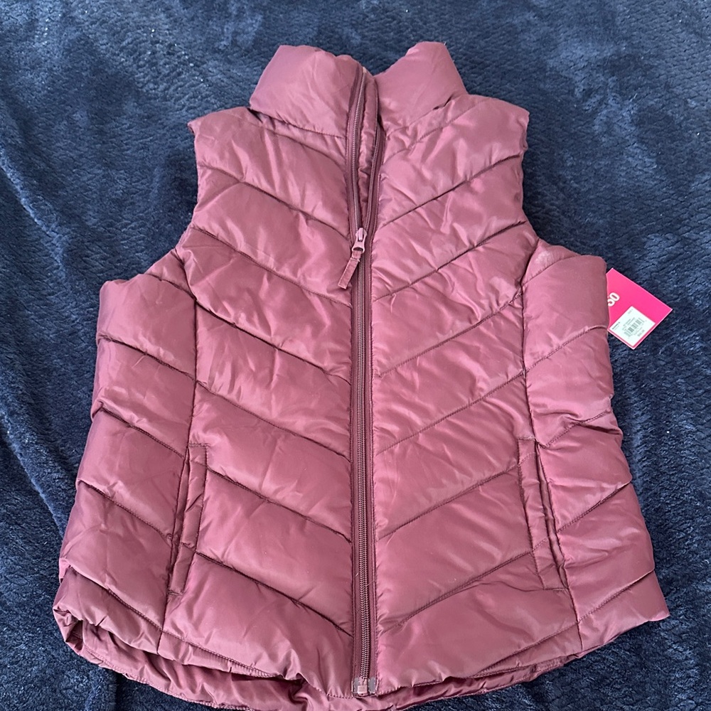 SO Women's Pink Puffer Vest